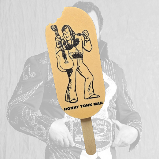 Honky Tonk Man Replica 3D Printed Ice Cream Bar - JSA AUTOGRAPHED