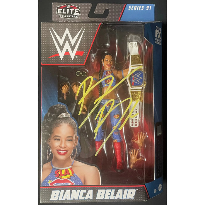 Bianca Belair Elite Series 91 Figure with Protector - AUTOGRAPHED
