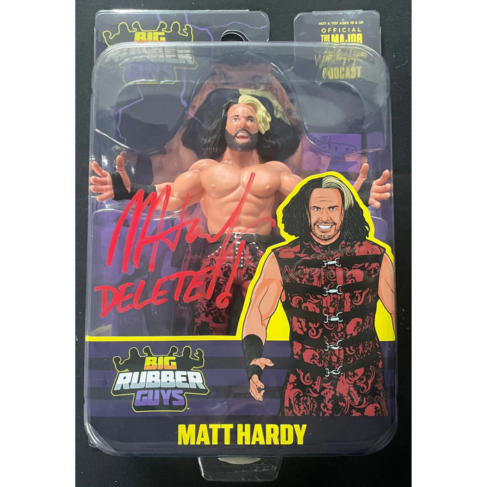 Matt Hardy Big Rubber Guy Figure - JSA AUTOGRAPHED