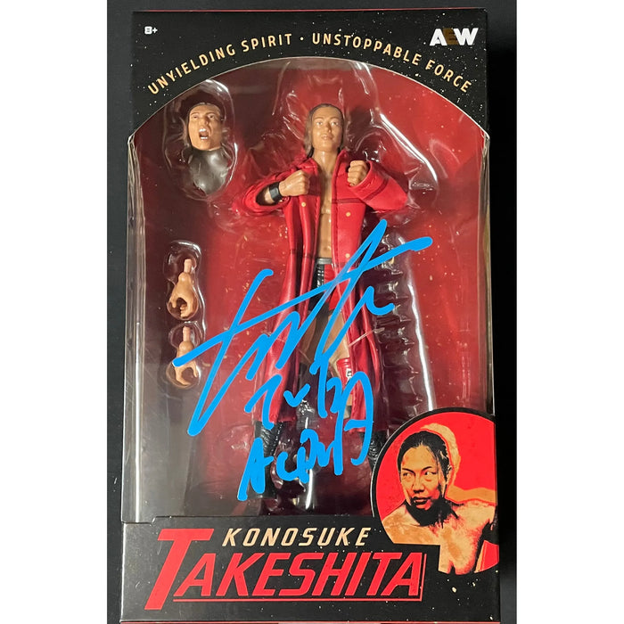 Konosuke Takeshita RSC Exclusive AEW Figure - JSA AUTOGRAPH