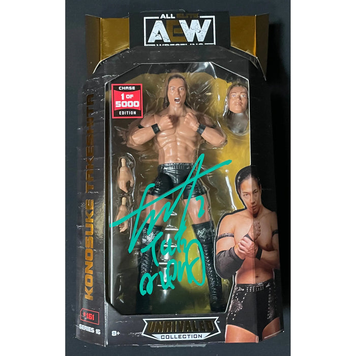 Konosuke Takeshita AEW Unrivaled 1 of 5,000 Figure - JSA AUTOGRAPH