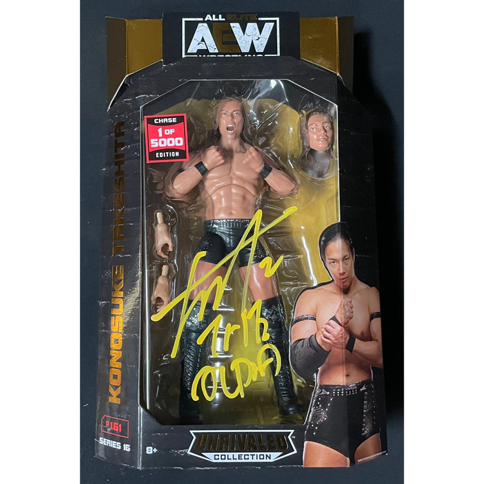Konosuke Takeshita AEW Unrivaled 1 of 5,000 Figure - JSA AUTOGRAPH