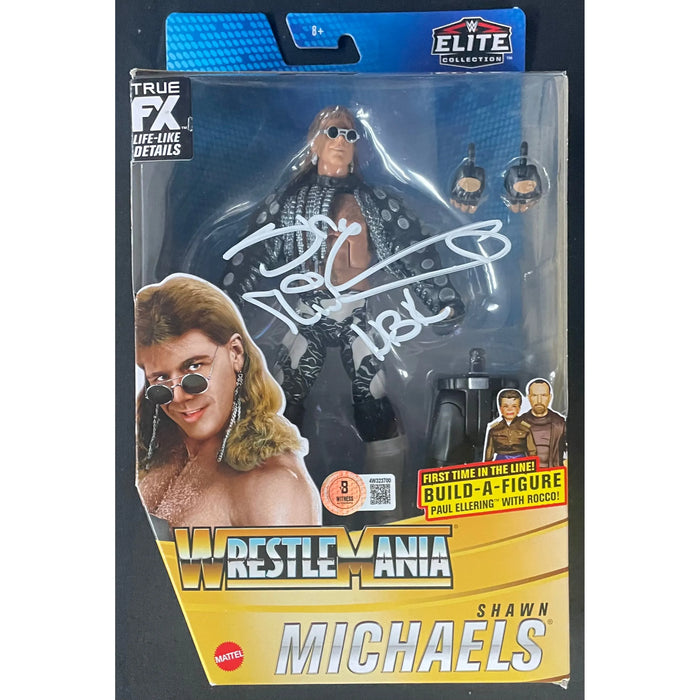 Shawn Michaels WWE Wrestlemania Elite Figure - Beckett Autographed