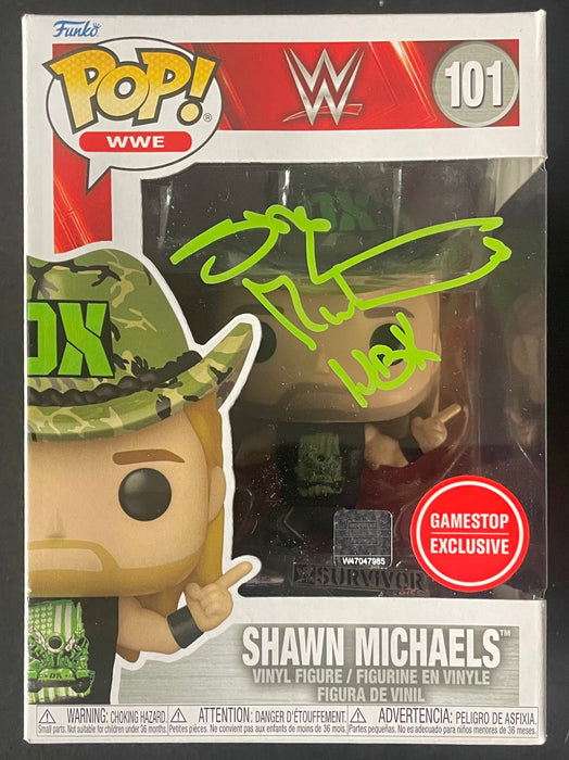 Shawn Michaels Funko POP #101 - Beckett Autographed