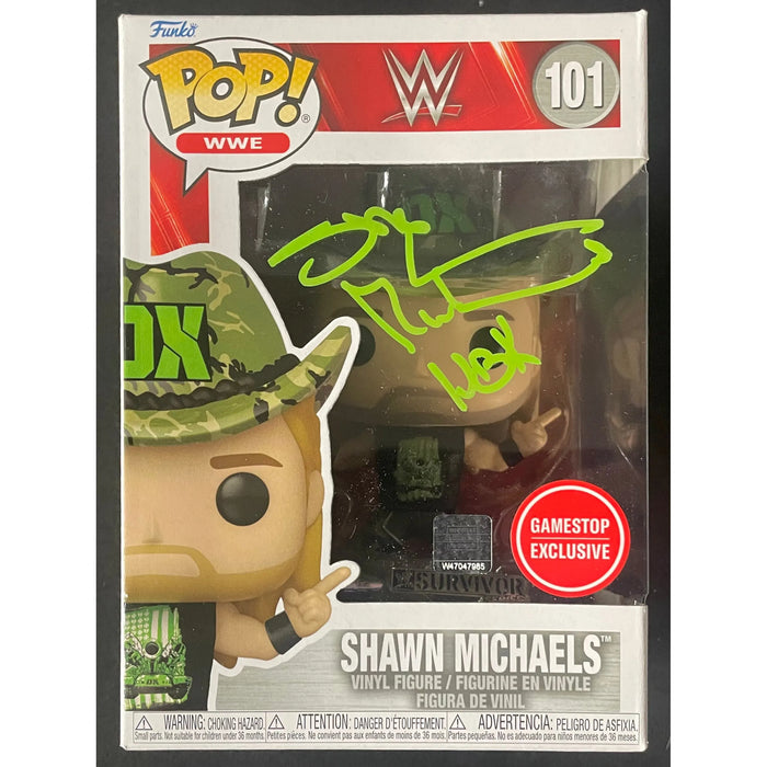 Shawn Michaels Funko POP #101 - Beckett Autographed