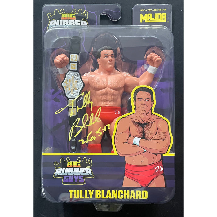 Tully Blanchard Big Rubber Guy Figure - Autographed