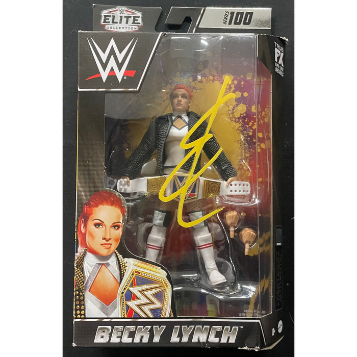 Becky Lynch Series 100 WWE Elite Figure - JSA Autograph