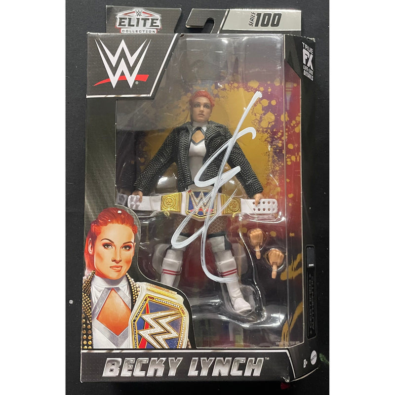 Becky Lynch Series 100 WWE Elite Figure - JSA Autograph