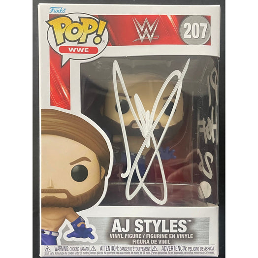 AJ Styles Funko POP #207 - JSA Autograph