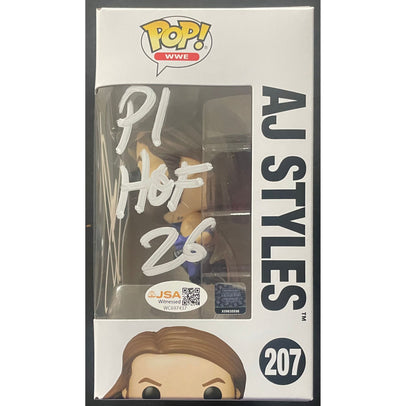 AJ Styles Funko POP #207 - JSA Autograph