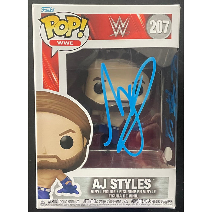 AJ Styles Funko POP #207 - JSA Autograph