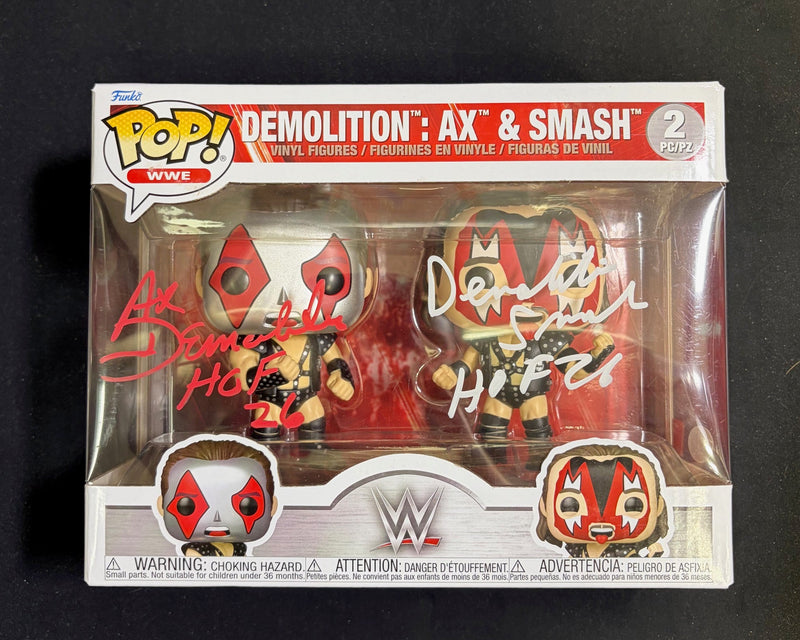 Demolition Dual Signed Funko - JSA Autograph and Inscription