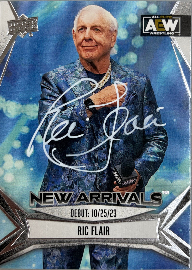 Ric Flair AEW New Arrivals Trading Card - Autographed