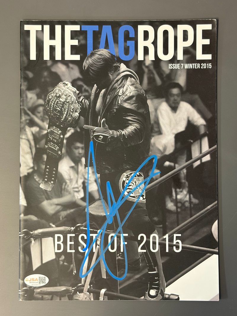AJ Styles Tag Rope Magazine - JSA Autograph