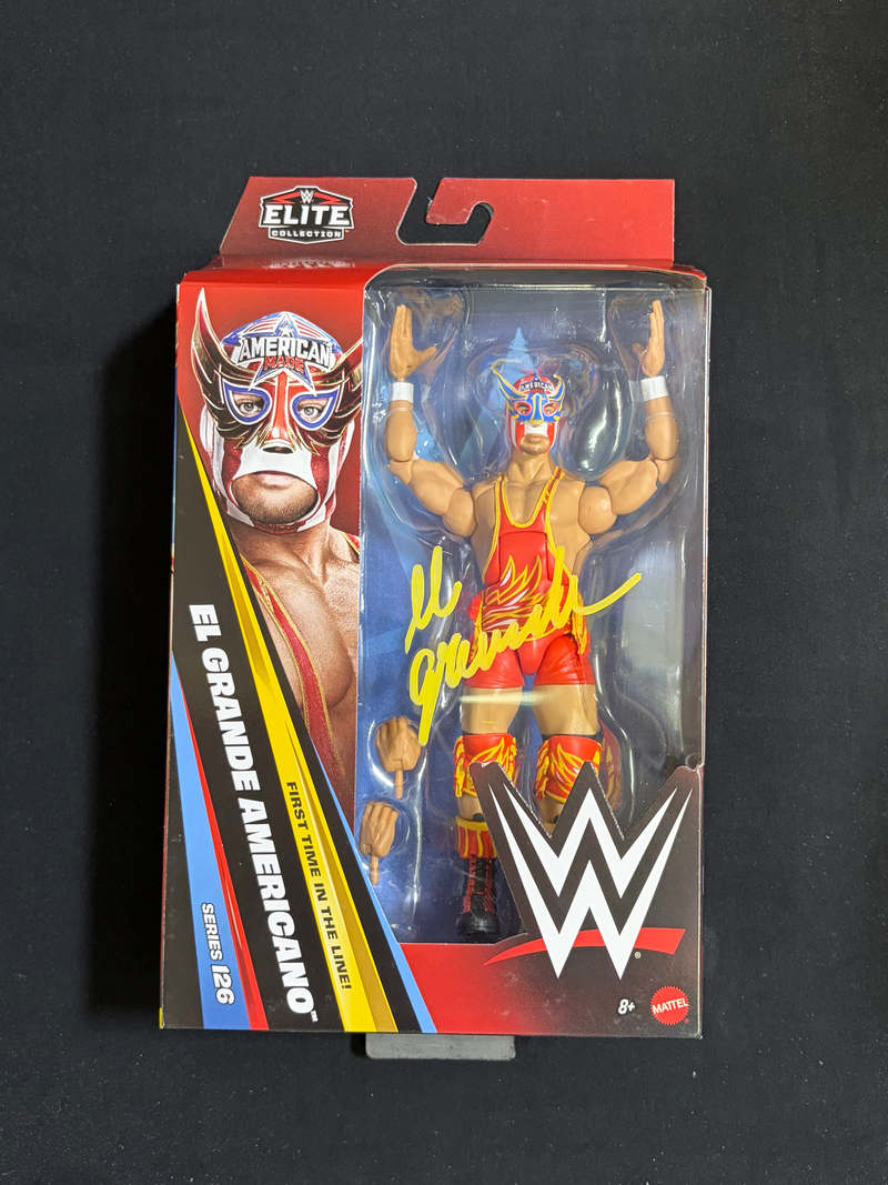 El Grande Americano Elite Series 126 Figure - JSA Autograph