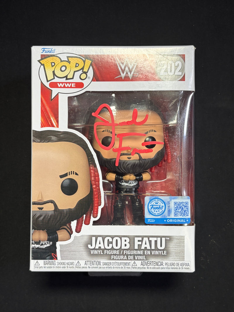 Jacob Fatu Funko Series 202 - JSA AUTOGRAPHED