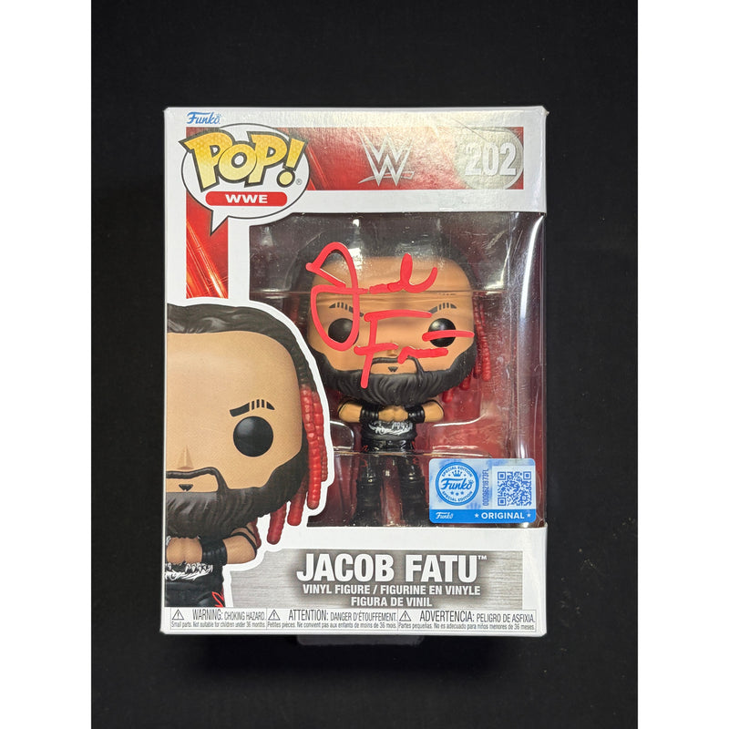 Jacob Fatu Funko Series 202 - JSA AUTOGRAPHED