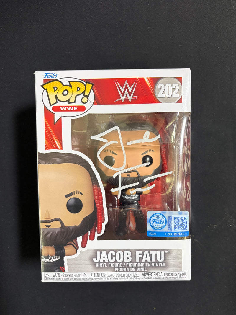 Jacob Fatu Funko Series 202 - JSA AUTOGRAPHED
