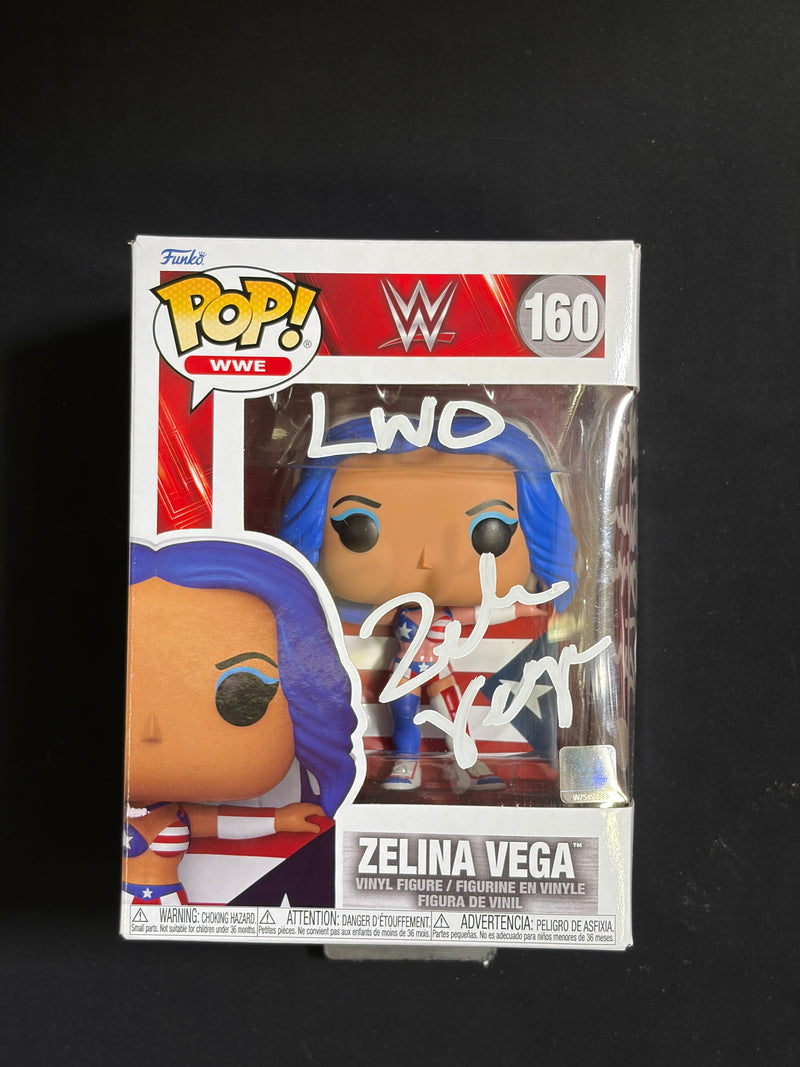 Zelena Vega Funko Series 160 - JSA Autograph and Inscription