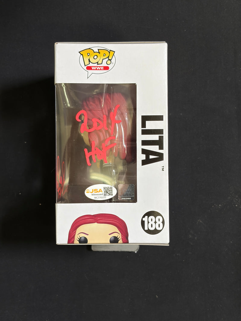 Lita Funko Series 188 - JSA Autograph and Inscription