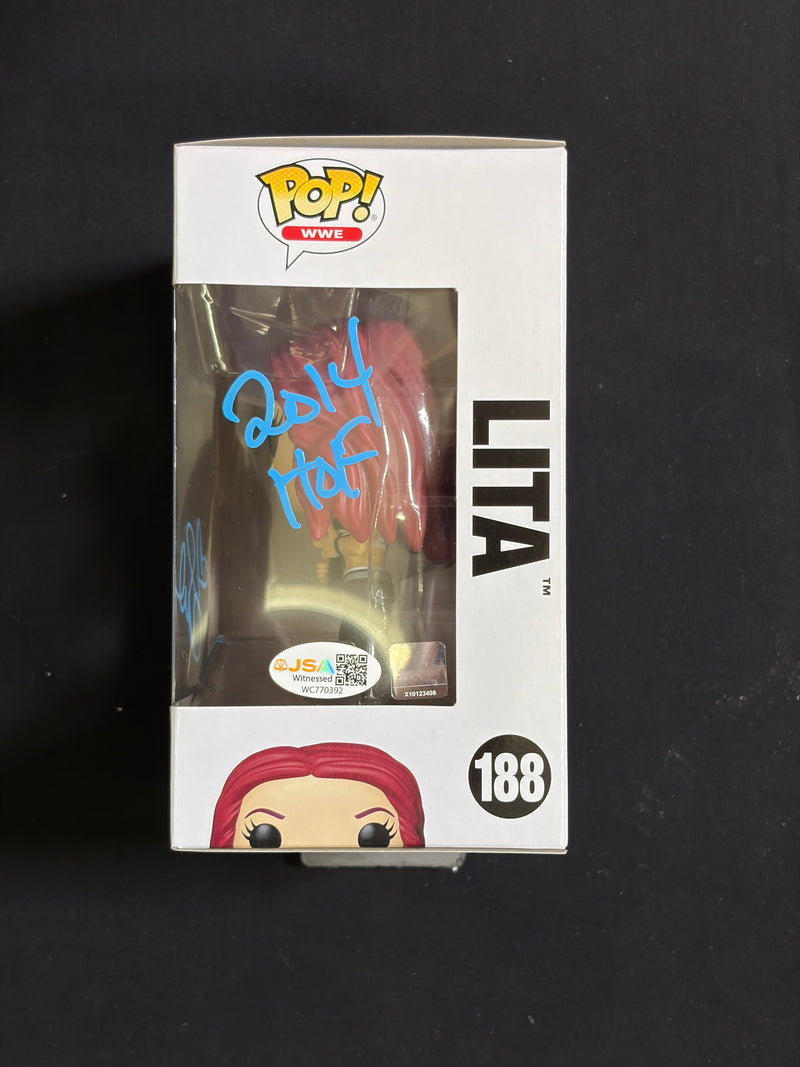 Lita Funko Series 188 - JSA Autograph and Inscription