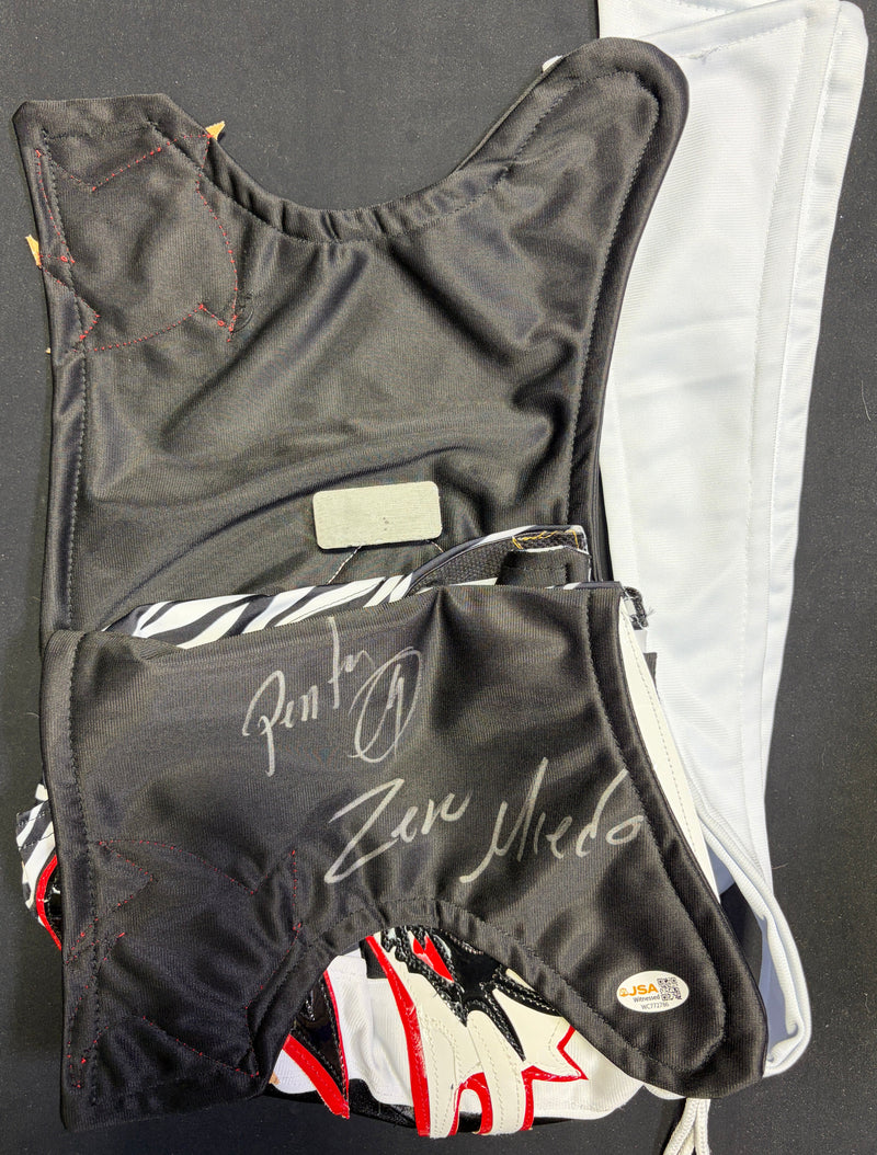 Signed Penta Mask - Black & Red - JSA AUTOGRAPHED