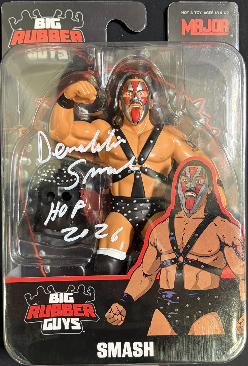 Demolition Smash Big Rubber Guy Figure - JSA AUTOGRAPHED