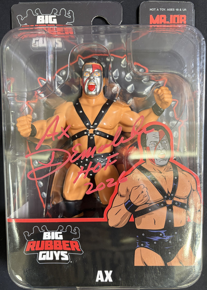 Demolition Ax Big Rubber Guy Figure - JSA AUTOGRAPHED