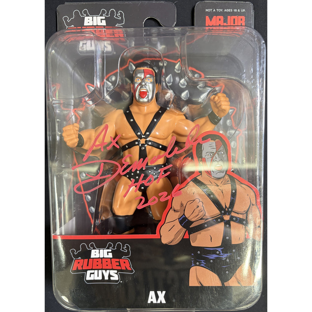 Demolition Ax Big Rubber Guy Figure - JSA AUTOGRAPHED — Highspots.com