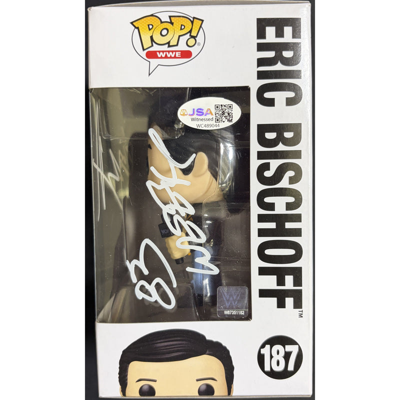 Eric Bischoff Funko Series 187 - JSA Autograph and Inscription