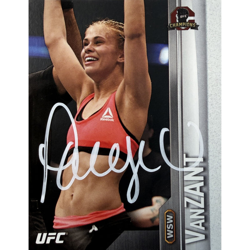 Paige VanZant UFC Trading Card - AUTOGRAPHED