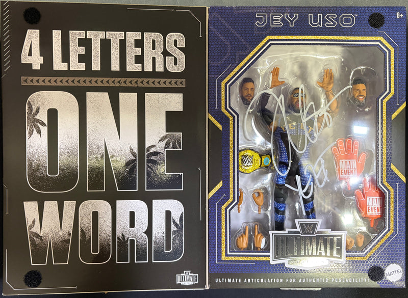 Jey Uso Ringside Exclusive Ultimate Figure - JSA Autographed