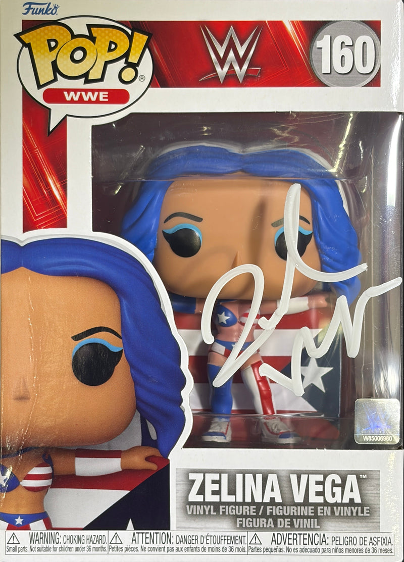 Zelina Vega Funko POP #160 - JSA AUTOGRAPHED