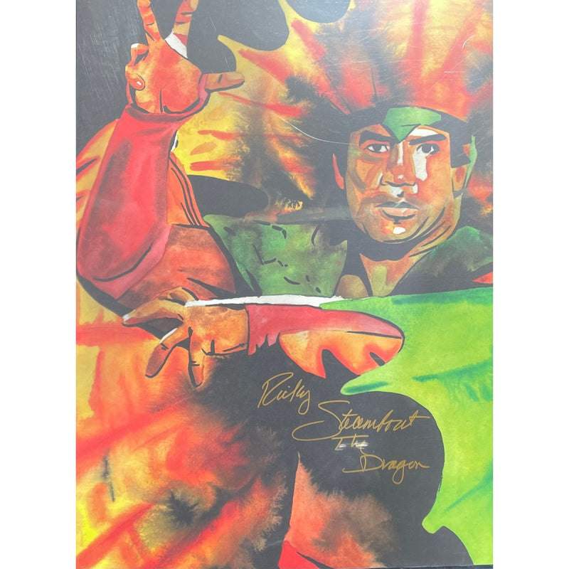 Ricky Steamboat 18x24 AUTOGRAPHED Print