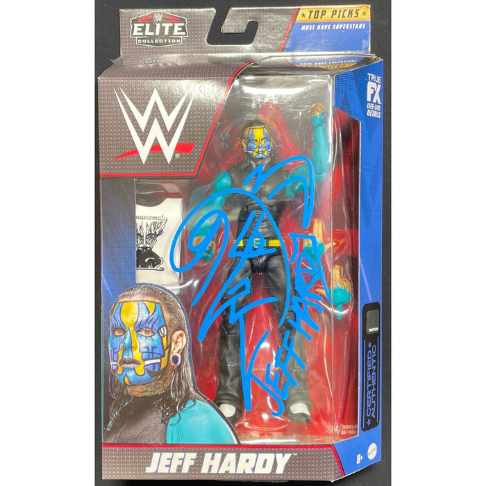 Jeff Hardy WWE Elite Top Picks Figure - AUTOGRAPHED