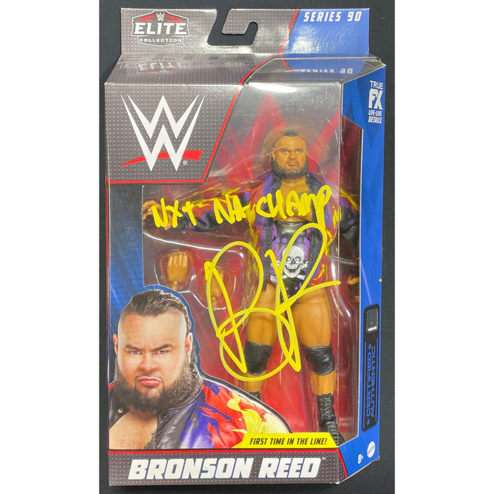 Bronson Reed WWE Elite Series 90 Figure with Protector Case - AUTOGRAPHED