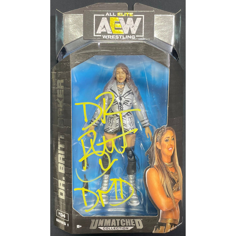 Dr. Britt Baker AEW Figure-Autographed