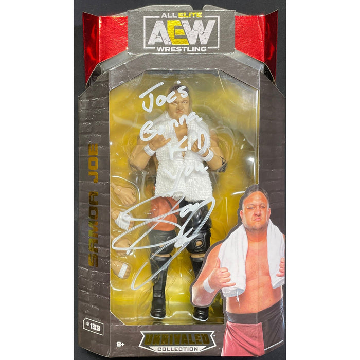 Samoa Joe AEW Unrivaled Figure - Autographed