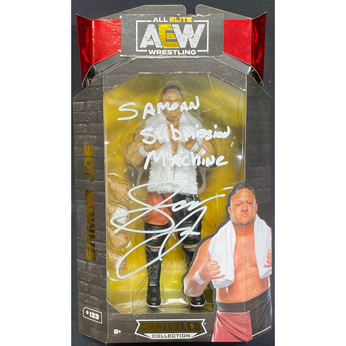 Samoa Joe AEW Unrivaled Figure - Autographed