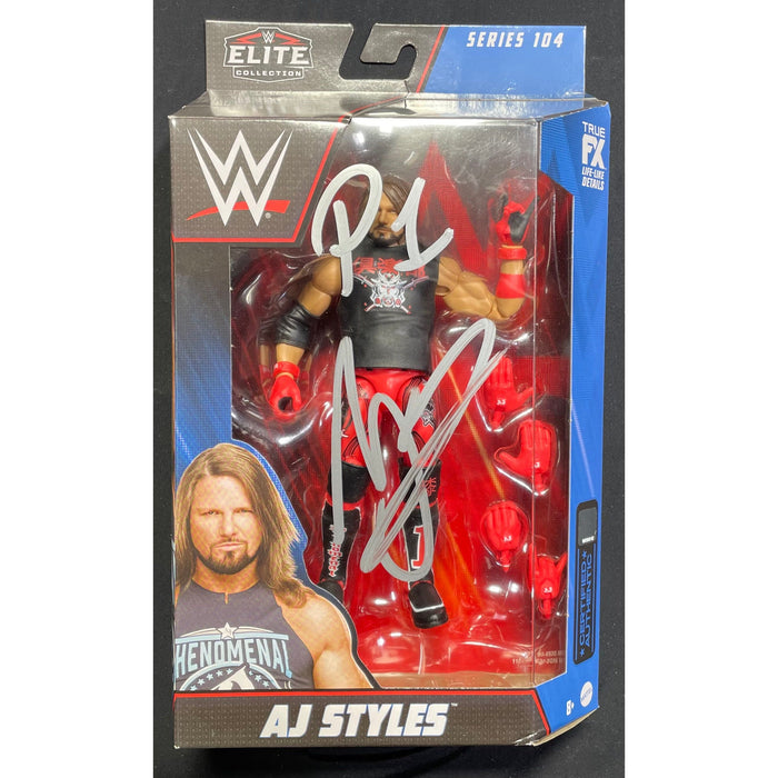 AJ Styles Series 104 WWE Elite Figure - Autographed