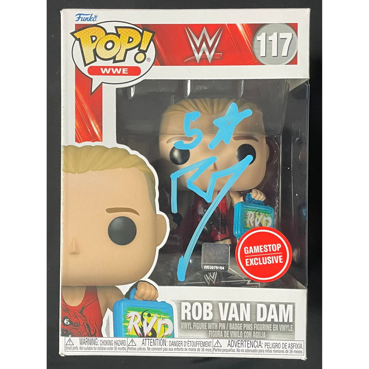 Rob Van Dam Funko POP #117 - Autographed — Highspots.com