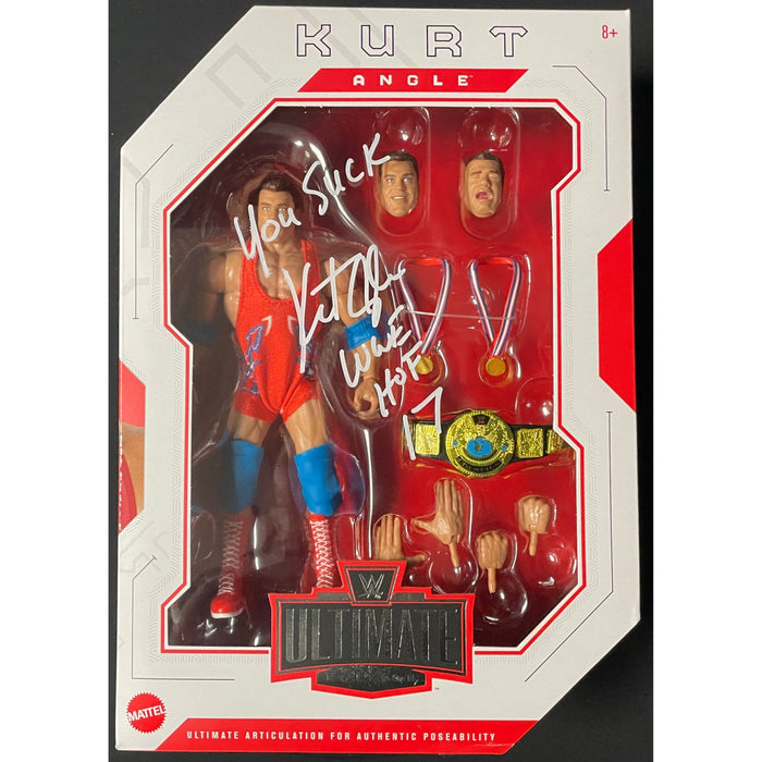 Kurt Angle WWE Ultimate Figure - Autographed