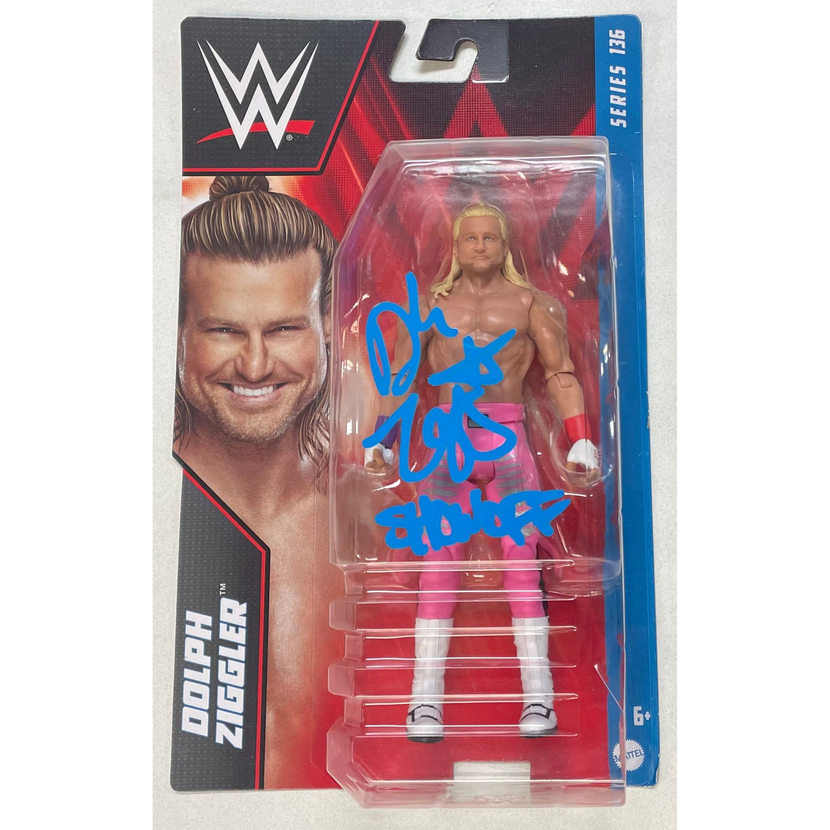 Dolph Ziggler WWE Basic Figure Series 136 - JSA Autographed — Highspots.com