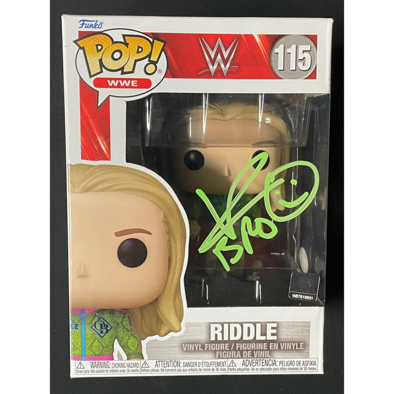 Matt Riddle Funko POP #115 - JSA Autograph