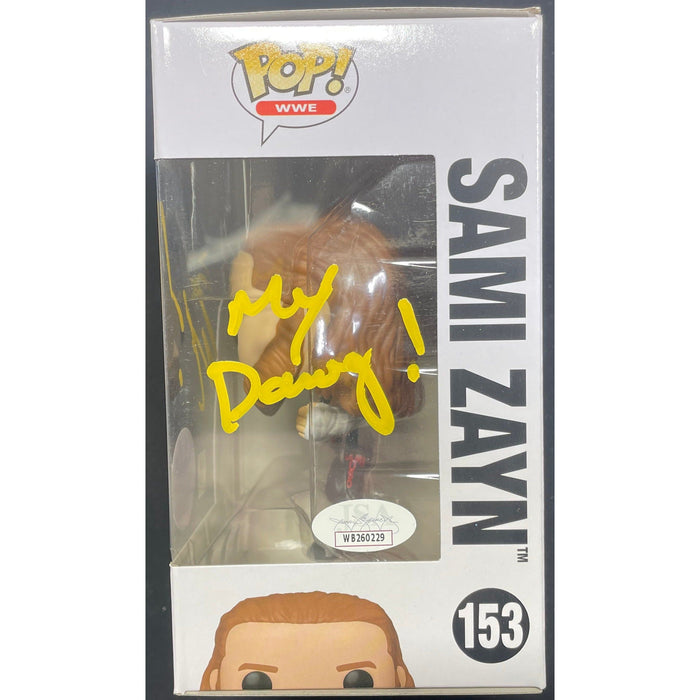 Sami Zayn  #153 Funko POP [ YELLOW ] - JSA Autographed