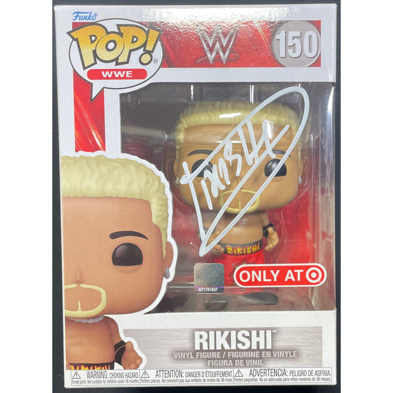 Rikishi #150 Funko POP [ WHITE ] - JSA Autographed