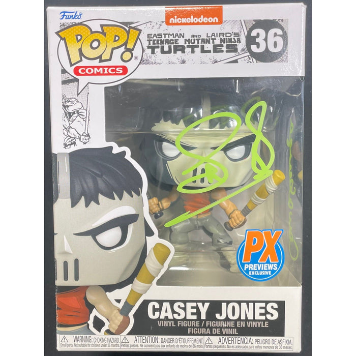 Stephen Amell Teenage Mutant Ninja Turtles Casey Jones Funko POP #36 [GREEN] - JSA AUTOGRAPHED