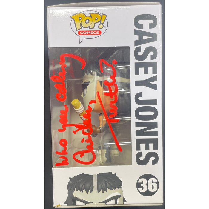 Stephen Amell Teenage Mutant Ninja Turtles Casey Jones Funko POP #36 [RED] - JSA AUTOGRAPHED