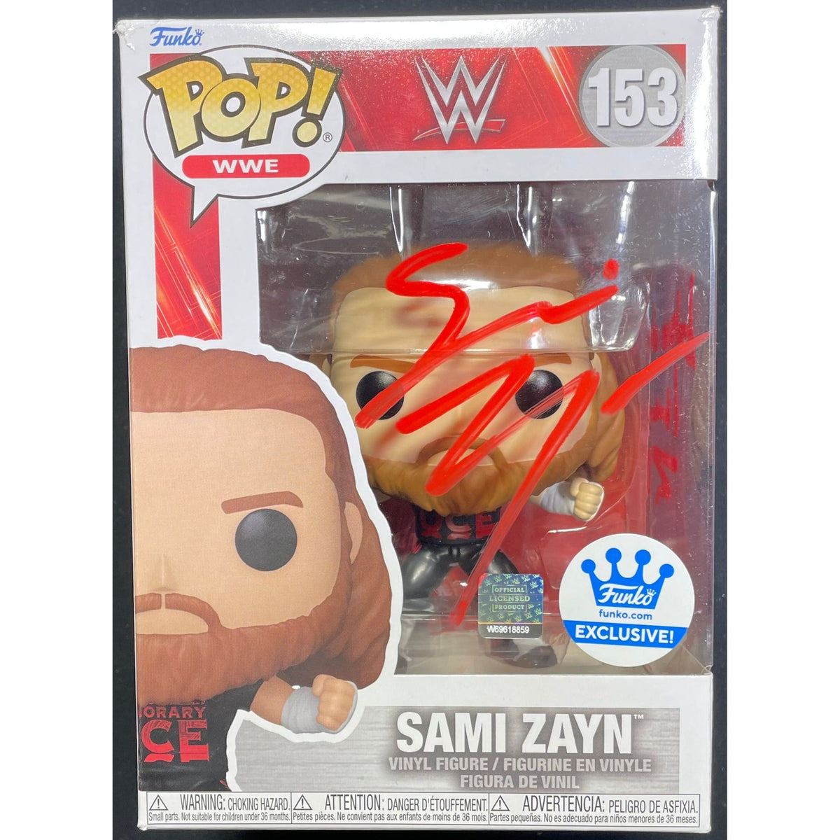 WWE Edge signed Funko hot Pop JSA certified