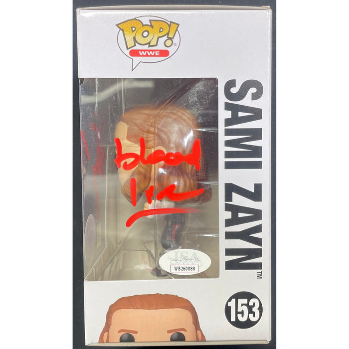 Sami Zayn #153 Funko POP [ RED ] - JSA Autograph